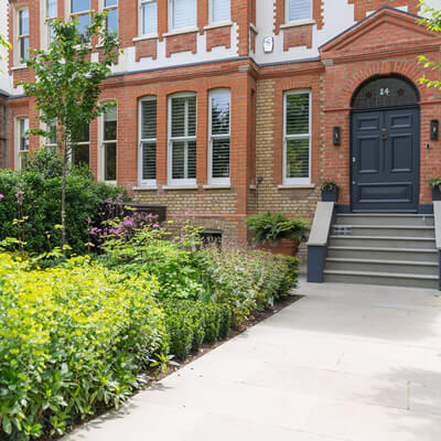South West London Town House Front Garden